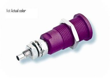 Panel Mount Isolated Banana Jack for Sheathed Plugs