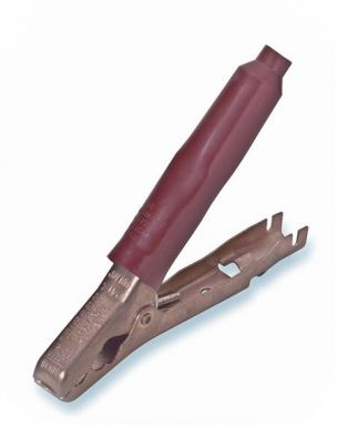 Red Plier-Type Steel Clip - 200 Amp