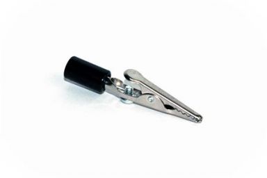 Black Alligator Copper Clip Acetate Handle - 10 Amp