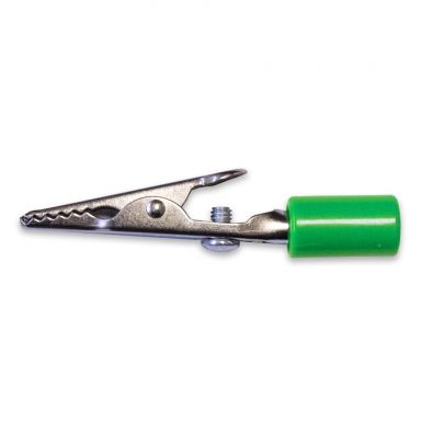 Green Alligator Steel Clip Acetate Handle & Screw - 10 Amp