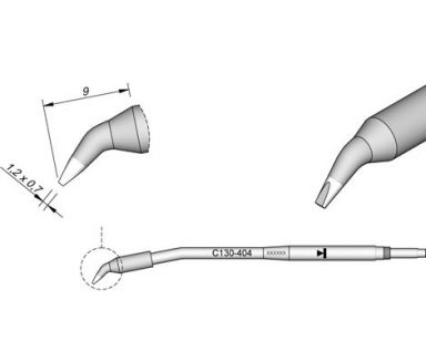 Cartridge Bent 1.2 x 0.7 AP130