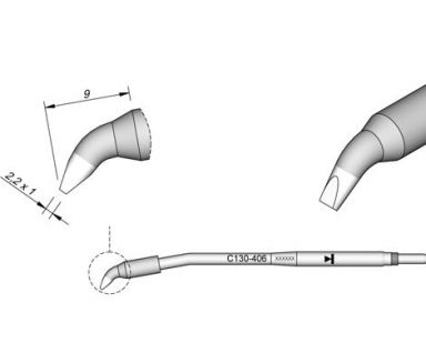 Cartridge Bent 2.2 x 1 AP130