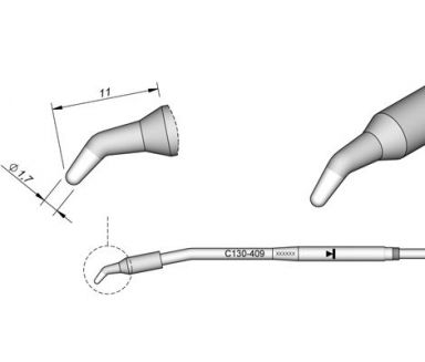 Cartridge Bent dia. � 1.7 AP130