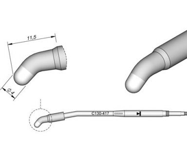 Cartridge Bent dia. � 4 AP130