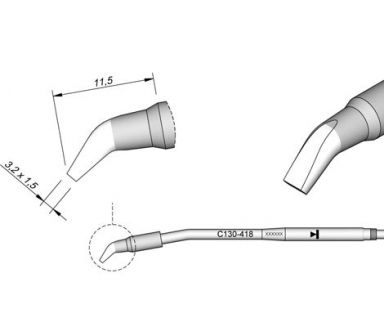 Cartridge Bent 3.2 x 1.5 AP130