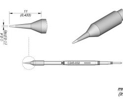 Cartridge Conical dia.  0.4 T245 Soldering Tip