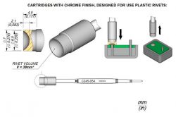 Cartridge Rivet dia.  6.5 T245 Soldering Tip