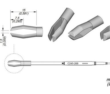 Cartridge Pin/Wire 1.5 T245 Soldering Tip