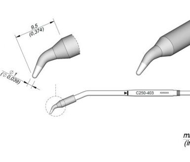 Cartridge Bent dia. � 1.0 AP250