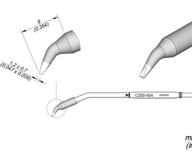 Cartridge Bent 1.2 x 0.7 AP250