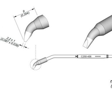 Cartridge Bent 2.2 x 1.0 AP250