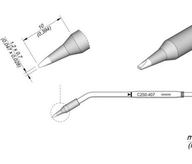 Cartridge Chisel 1.2 x 0.7 AP250
