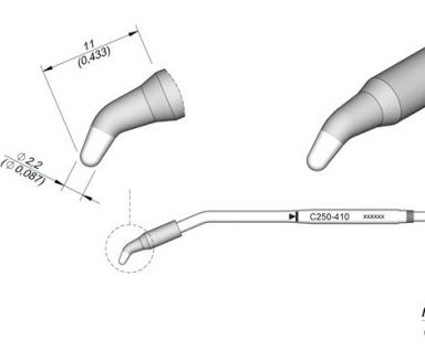 Cartridge Bent dia. � 2.2 AP250