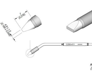 Cartridge Chisel 4.8 x 1.5 AP250