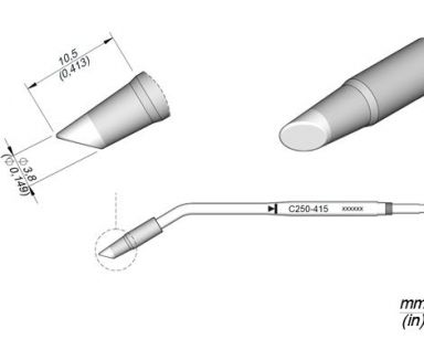 Cartridge Bevel dia. � 3.8 AP250