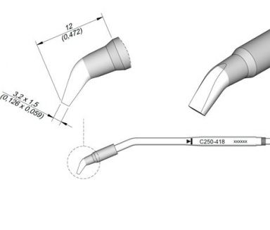 Cartridge Bent 3.2 x 1.5 AP250