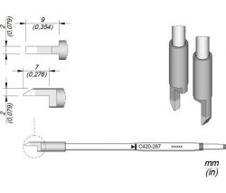 Cartridge Chip 2.0 HT420 Thermal Tweezer Tip