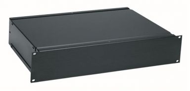 2 SPACE (3 1/2") CHASSIS, 10" DEEP, BLACK BRU