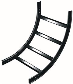 90 VERT INSD BEND, 18", BLK, 1
