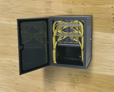 2' DATA WALL CAB DP PLX DR 26D, 10-32 RAIL