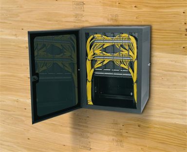 2' DATA WALL CAB PLEXI DR, 32D, 10-32 RAIL