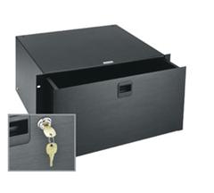 5 SPACE (8 3/4") RACK DRAWER, BLACK BRUSHED F