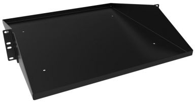 2U Heavy-Duty Two Post Centered Solid Shelf