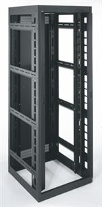 44SP 36"DEEP DATA RACK WITH VENTED REAR DOOR