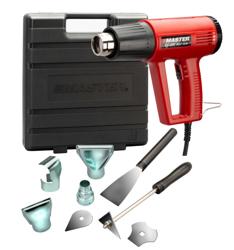 EC-200K Ecoheat Heat Gun Kit with 4 Attachments & Case Master Appliance
