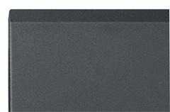 8SP SOLID FRONT DOOR, BLACK