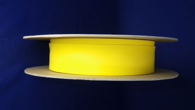 Heat Shrink tubing roll 1" YELLOW 16FT