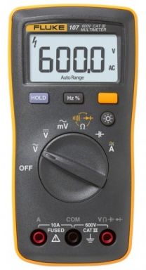 Fluke 107 Palm-sized, CAT III Digital Multimeter