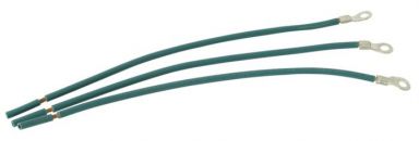 (10) 8" GROUND WIRES W/RING TERM