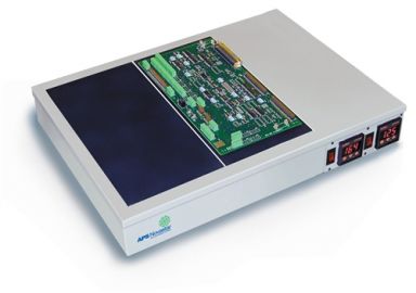Dual hot plate with two independent, digitally programable temperature controls and dual 13" x 6.4"