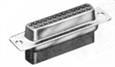 Connector.  D-Sub 26 pin high density crimp plug