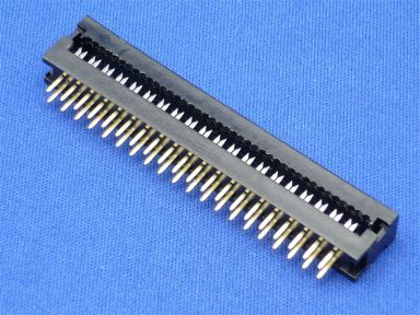 Connector transition.  PC board to flat cable.  40 position