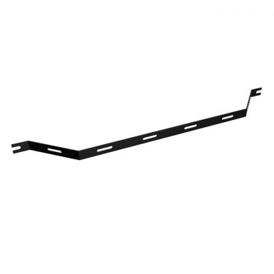 0U 19in HCM with 2.5" 45 degree offset with cable straps