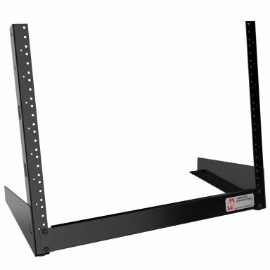 6U 2-Post Open Frame Desktop Rack