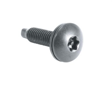 50 PC.BLACK STAR POST SCREWS WITH WASHERS