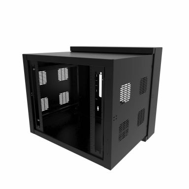 12U Swing-out wall rack cabinet 30in wide, 26.78in deep
