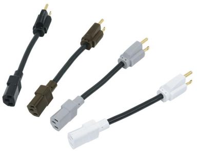 12" TWISTED IEC CORD (100 PK)