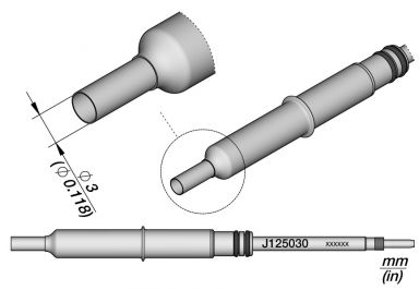 Cartridge for JNA Hot Air Station � 3MM