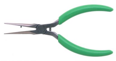 5 1/2" ESD Safe Serrated Jaws Long Nose Wiring and Pick-Up Plier, Carded