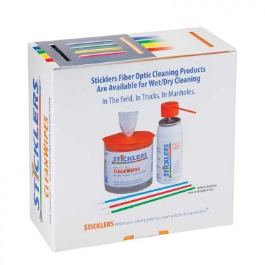Sticklers CleanWipes, Optical Grade, 3200 Cleans/box, 800 sheets