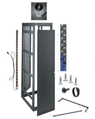 CONFIGURED AV RACK, 44SP, 26D ADD-BAY
