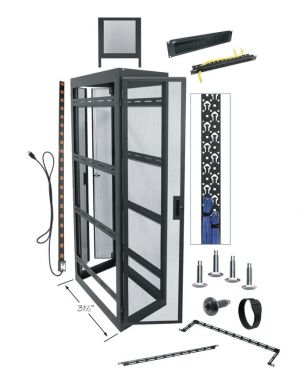 CONFIGURED DVR RACK, 44SP, 31D ADD-BAY