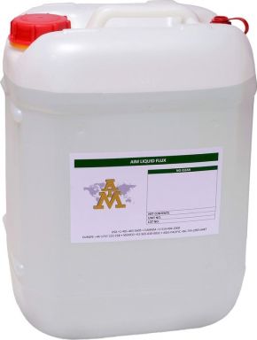 AIM SOLDER NC265LR No Clean, Low Residue, Liquid Flux - 5 Gallon
