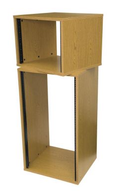 16 SPACE (28") 3/4" OAK LAMINATE KD RACK, 18"