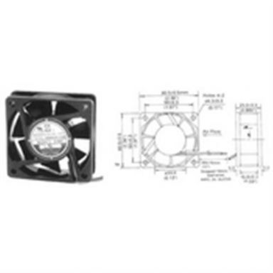 Fan DC 60X25mm 12V Ball Bearing