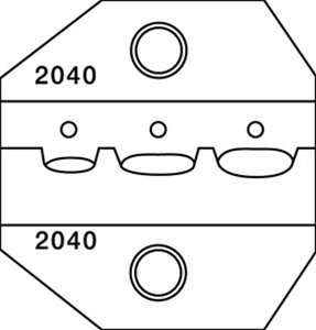 PA2040 DIE INSULATED TERM AWG 22-12 BLISTER